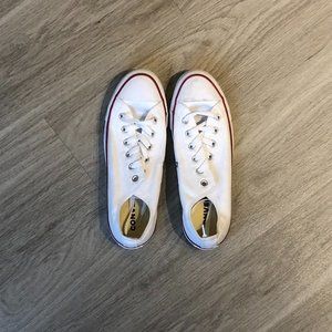White Converse All-Stars (Size 9)